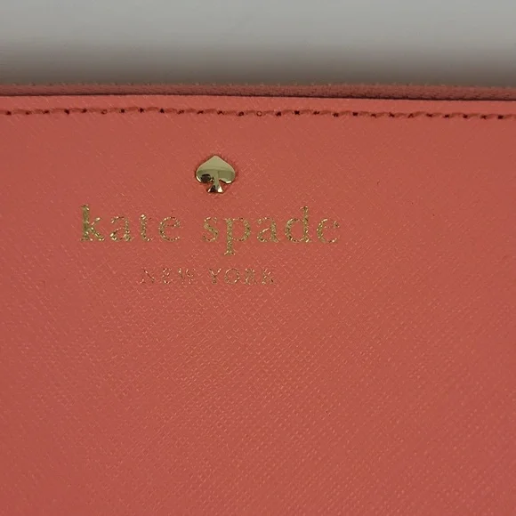 Kate Spade Mikas Pond Stacy in Guava Long Wallet - Picture 2 of 9